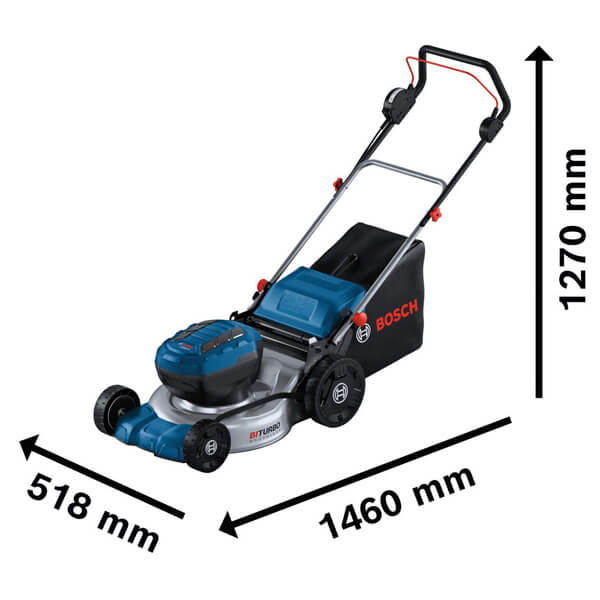 Slika proizvoda Bosch Aku kosilica za travu GRA 18V2-46 Professional; Solo (06008C8000)