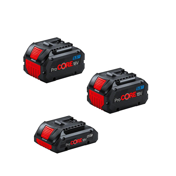 Slika proizvoda Bosch Aku set GSR+GDR+GBH+GOP 18V 1x4,0Ah 2X 5,5Ah + GAL 1880CV (0615990N34)