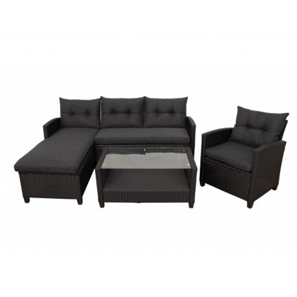 Slika proizvoda Baštenski set Cebu 2 klupe+fotelja+sto (72581)