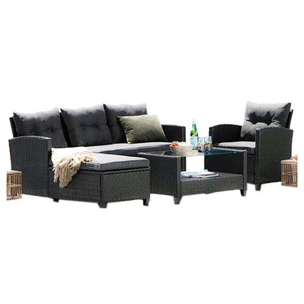 Slika proizvoda Baštenski set Cebu 2 klupe+fotelja+sto (72581)