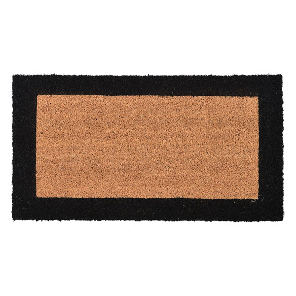 Slika proizvoda OTIRAC BICOLORE 33X60CM COCO/PVC-SMEDJI/CRNI