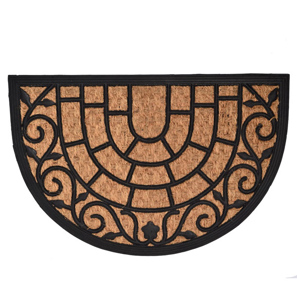 Slika proizvoda OTIRAC HARRY 40X60CM BRAIDED COCO POLUMESEC/GUMENI - SMEDJI