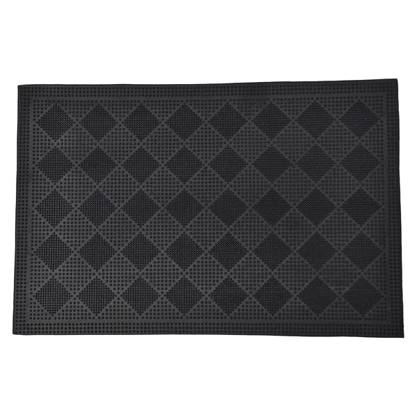 Slika proizvoda OTIRAC DREW 40X60CM CHECKED PATTERN GUMENI - CRNI