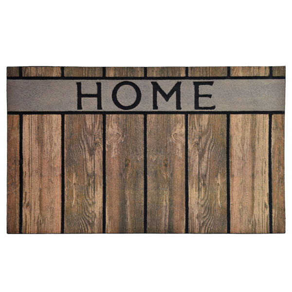 Slika proizvoda OTIRAC 45X75CM GUMENI - EFFET BOIS BRAON