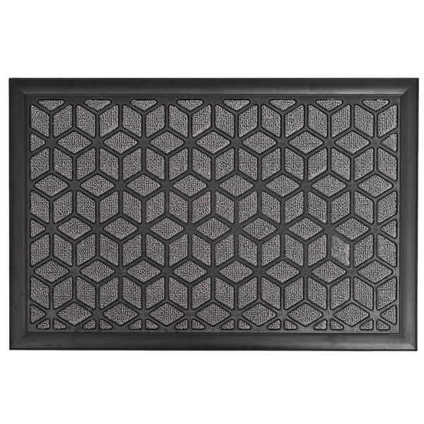 Slika proizvoda OTIRAC LONG ISLAND 40X60CM POLYPROPYLENE/GUMENI - CHARCOAL SIVI