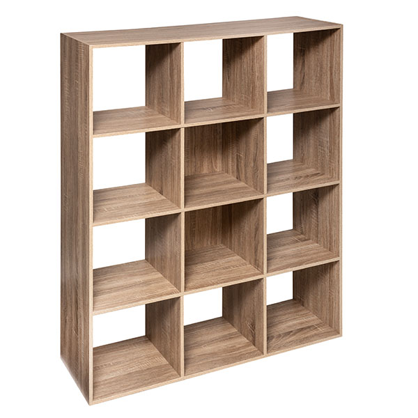 Slika proizvoda Polica sa 12 polja 100.8x32x134cm drvo braon