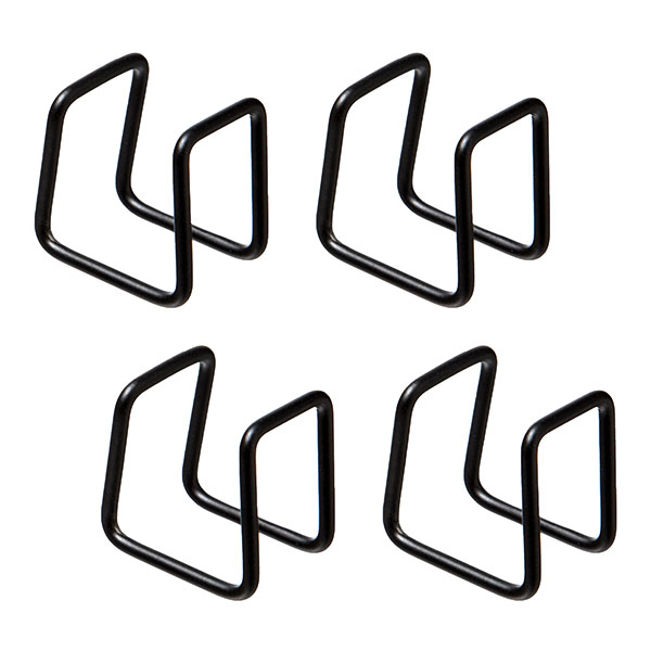 Slika proizvoda Jja metalne kuke za police set 4 komada 3x2.5x3.5cm metal crne