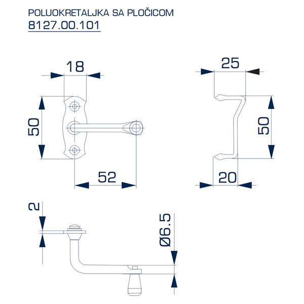 Slika proizvoda Poluokretaljka komplet 812700101