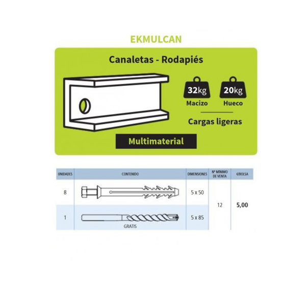 Slika proizvoda Easykit za elektro kanalice (EKMULCAN)