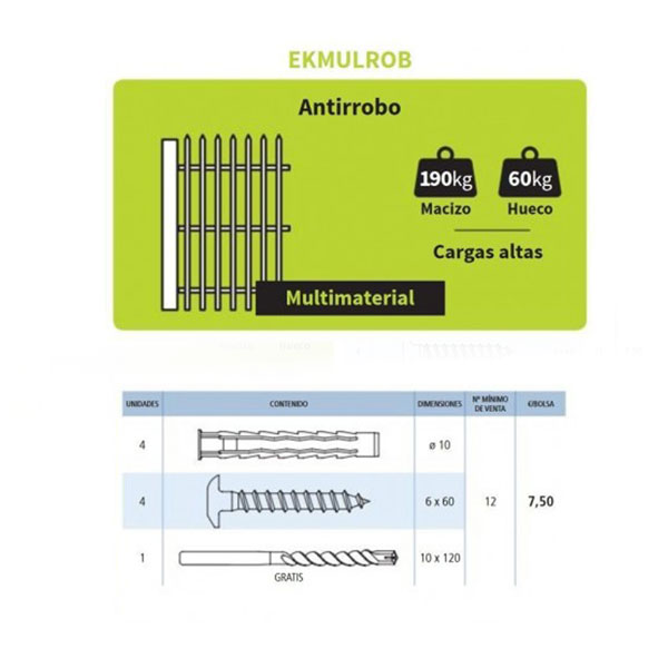Slika proizvoda Easykit za montažu ograde (EKMULROB)