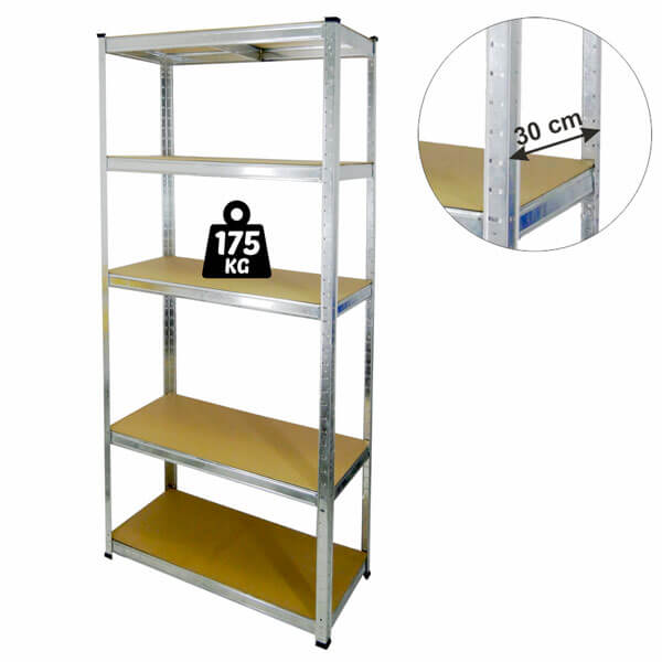 Slika proizvoda Metalna polica 90x30x180cm GWI5870