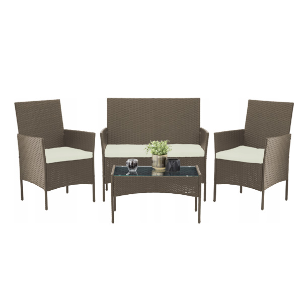 Slika proizvoda Baštenski set sofa + 2 fotelje + sto (SAD3477)