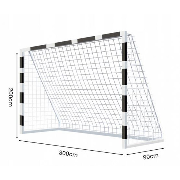 Slika proizvoda Fudbalski gol sa mrežom 300x200x90 cm (TIS7543)