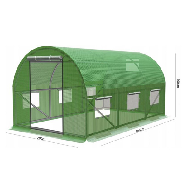 Slika proizvoda Plastenik zeleni 3x2x2 m (TUN5207)