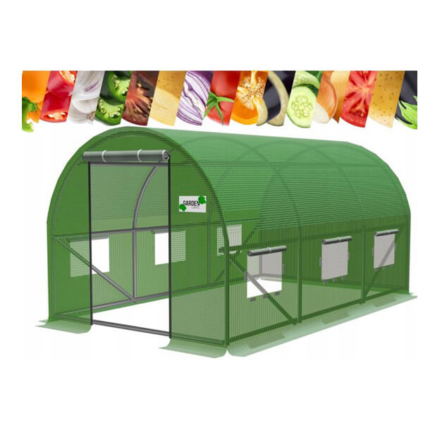 Slika proizvoda Plastenik zeleni 3,5x2x2 m (TUN5576)